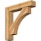 Ekena Millwork Westlake Block Rough Sawn Bracket w/ Offset Brace, Western Red Cedar, 8"W x 40"D x 40"H BKT0806X40X40WTL05RWR - alternate 1